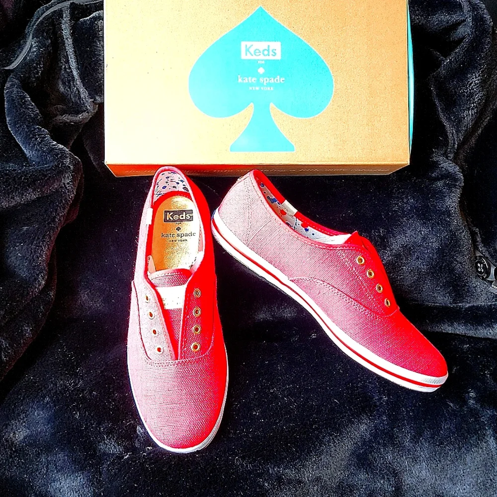Kate Spade Boho Keds Laceless Slip On Flat Sneaker - Picture 1 of 4